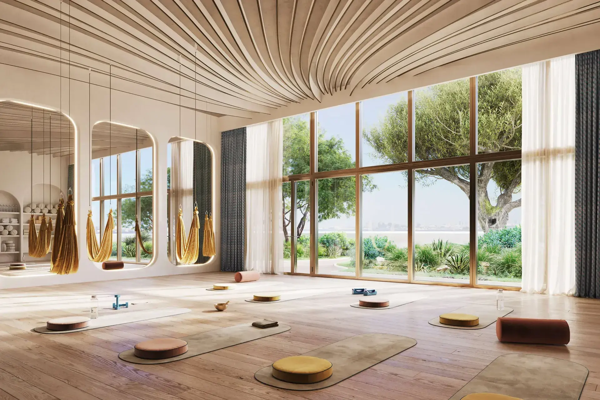 Yoga Studio & Gym at Aria