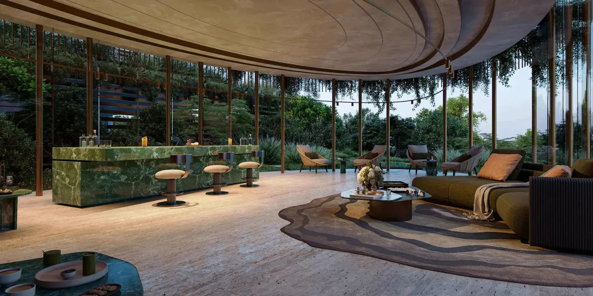 The Multifunctional Pavillions at Kanyon