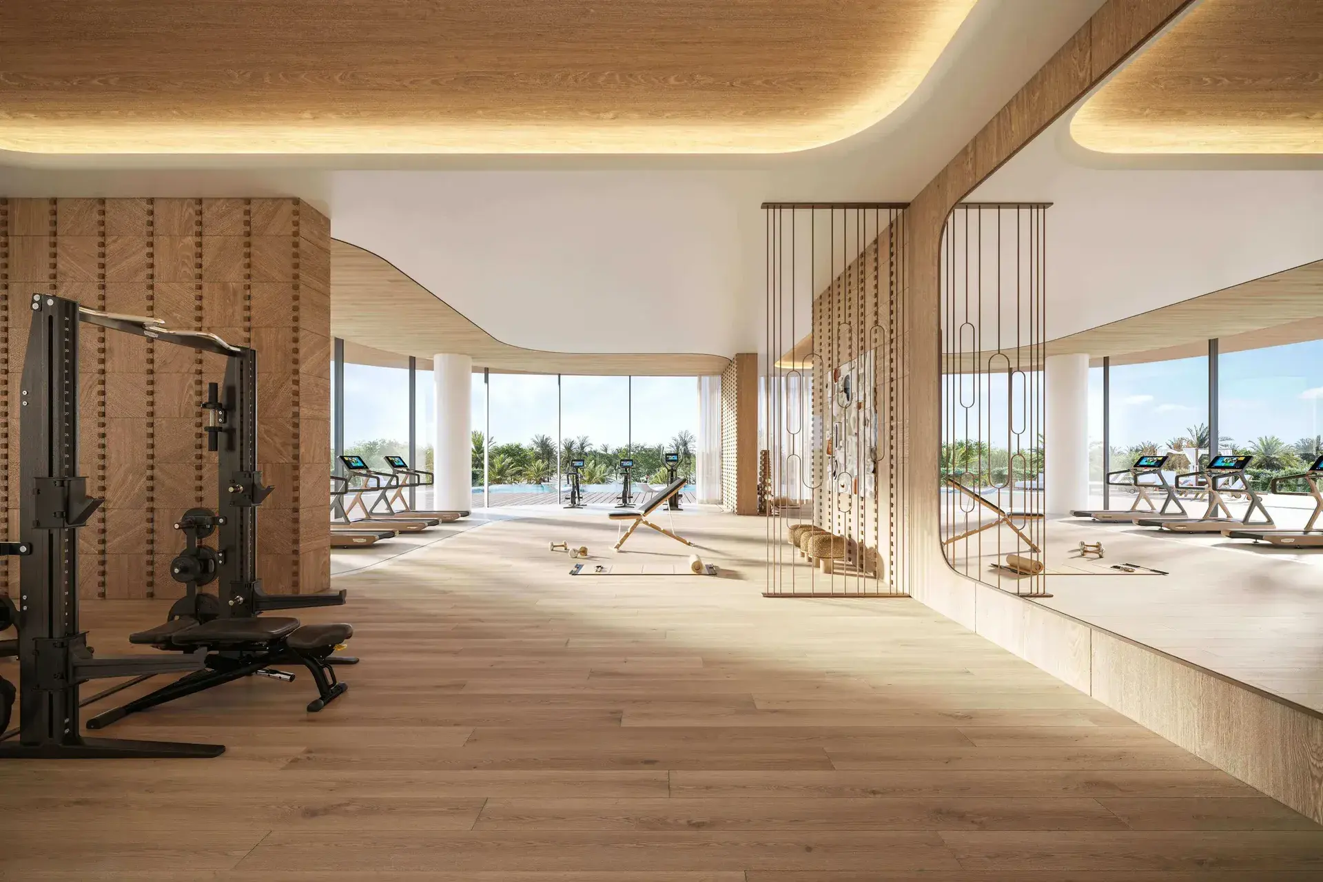 The Indoor Gymnasium at Le Château