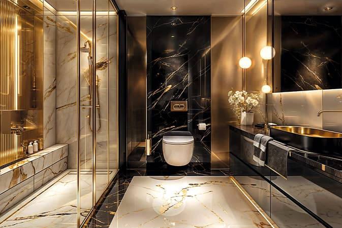 Luxury Bathroom at Diamondz by Danube Properties
