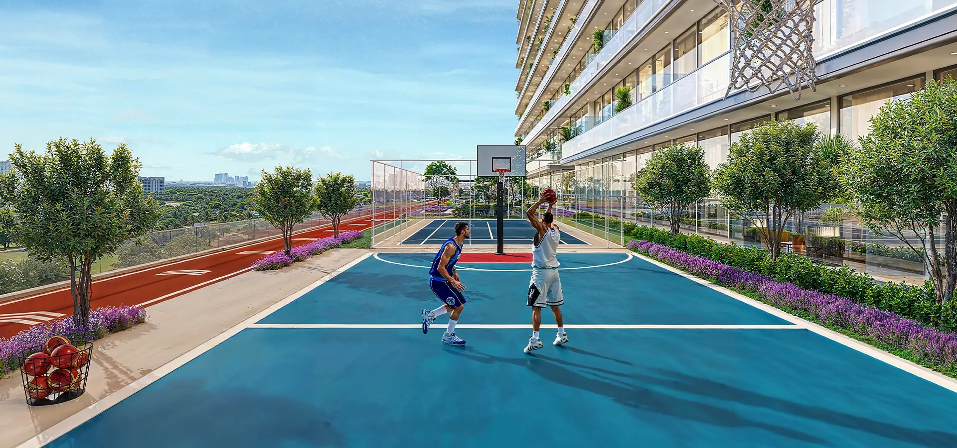 Sparklz basketball court