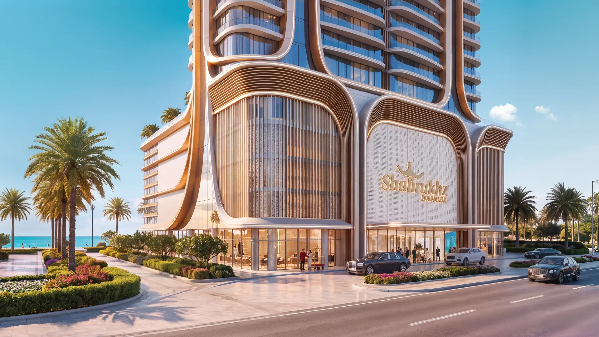 Shahrukhz Residences entrance