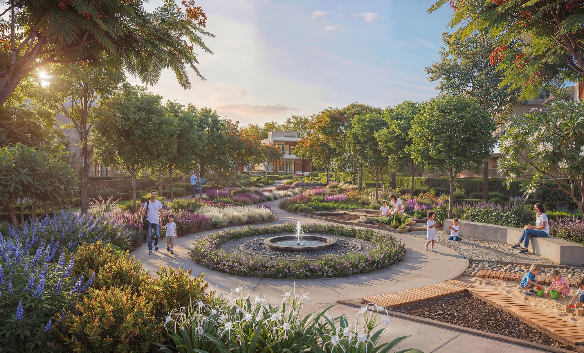 The Brooks garden