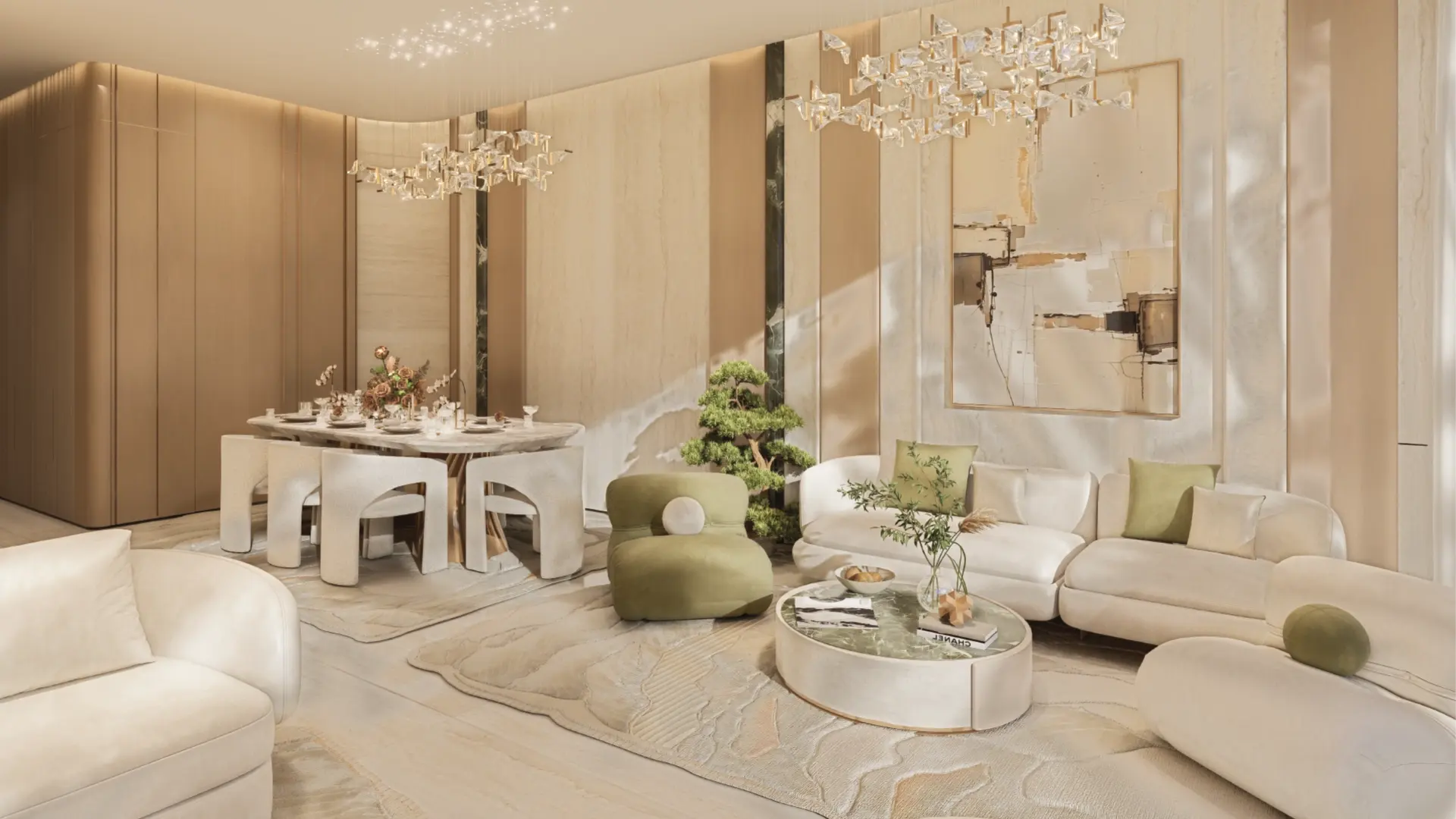 Greenz by Danube - Living and Dining Area