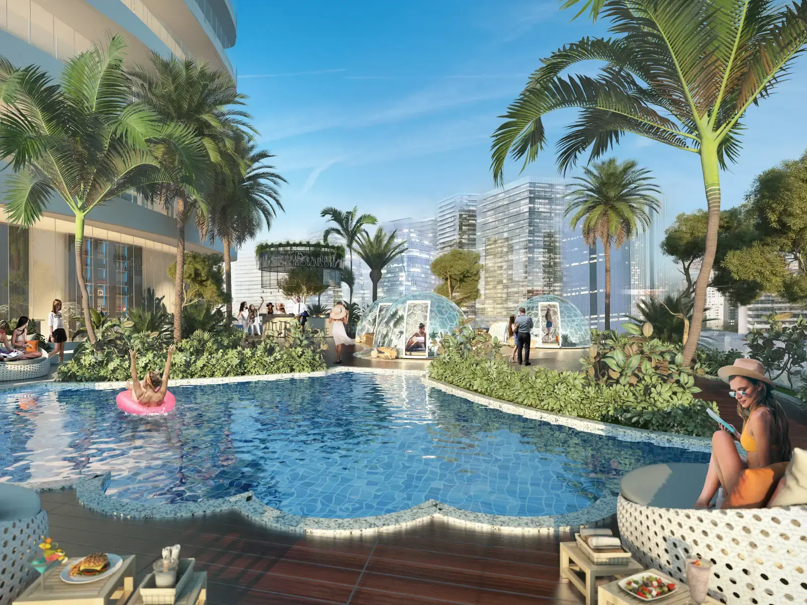 Canal Heights shell shaped pool