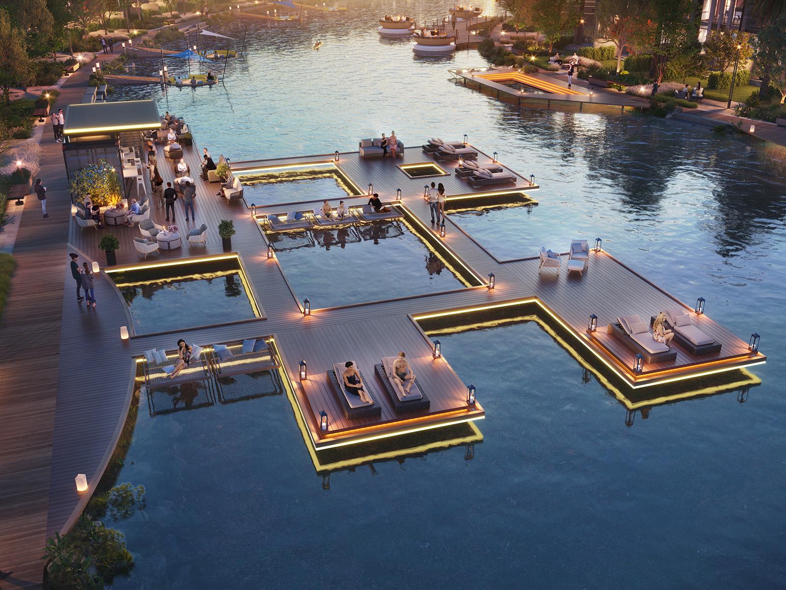 DAMAC Islands water platform