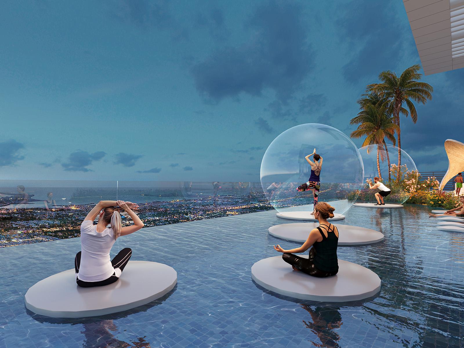 Safa Gate retreat pool