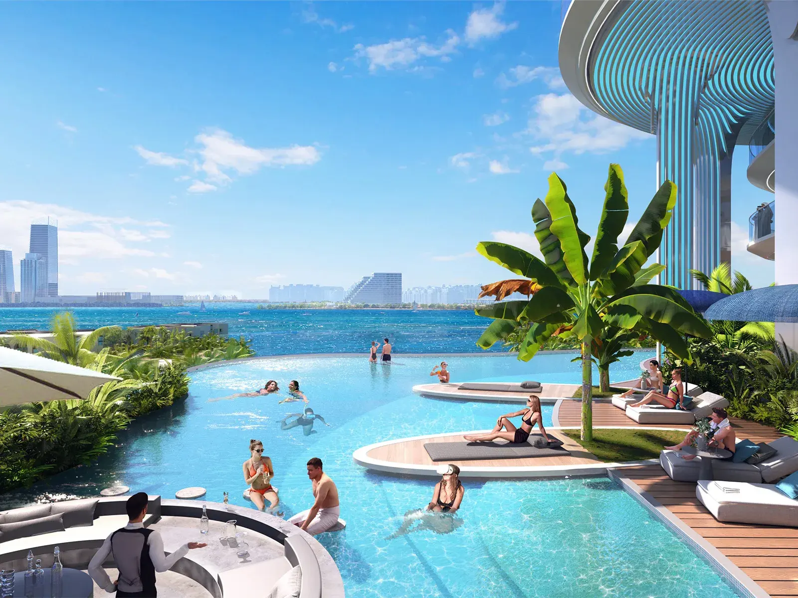 DAMAC Casa swimming pool
