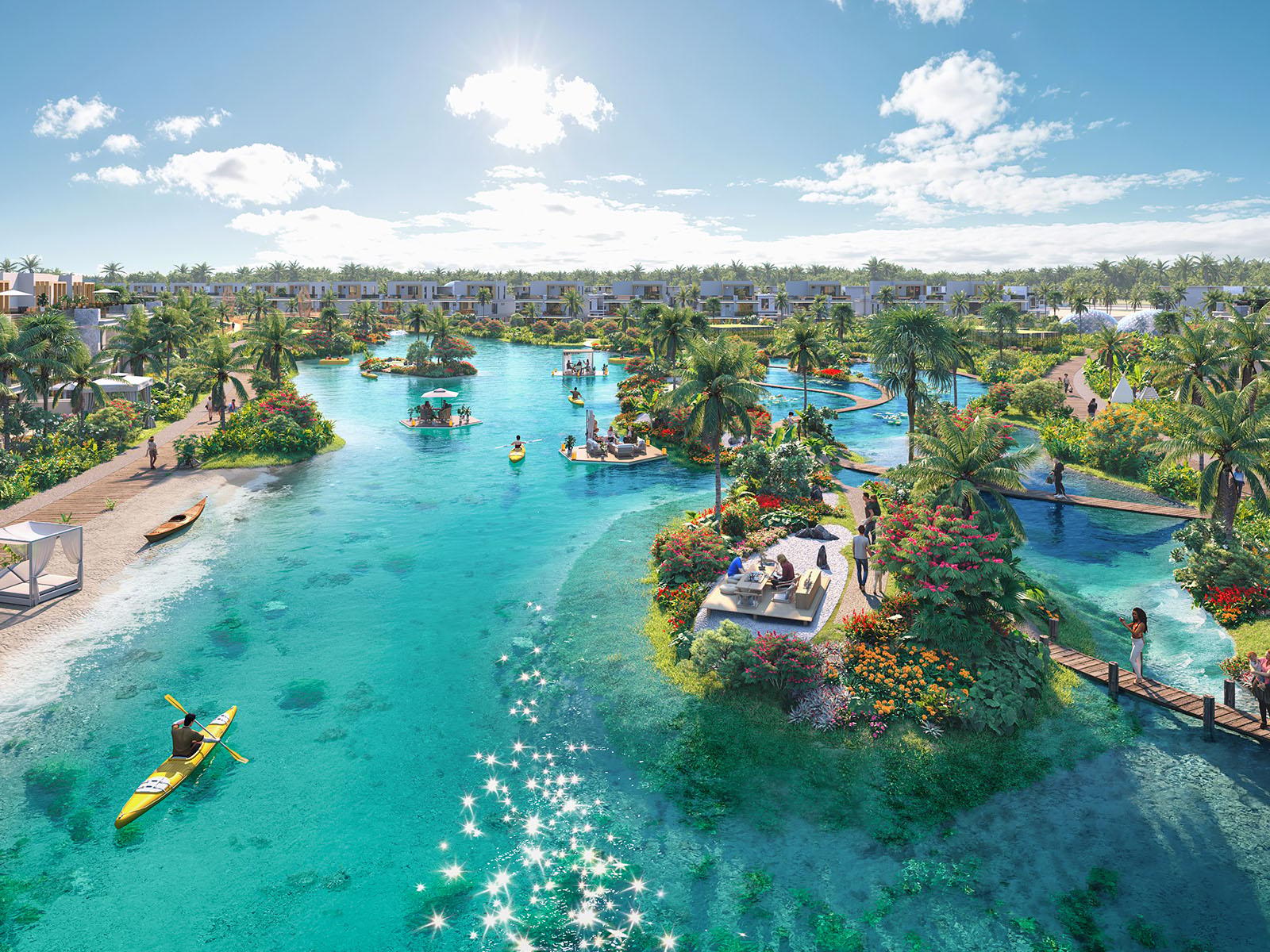DAMAC Islands 2 tranquil lake & eco park
