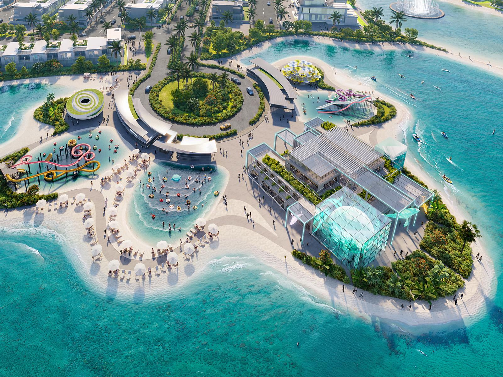 DAMAC Islands aqua park