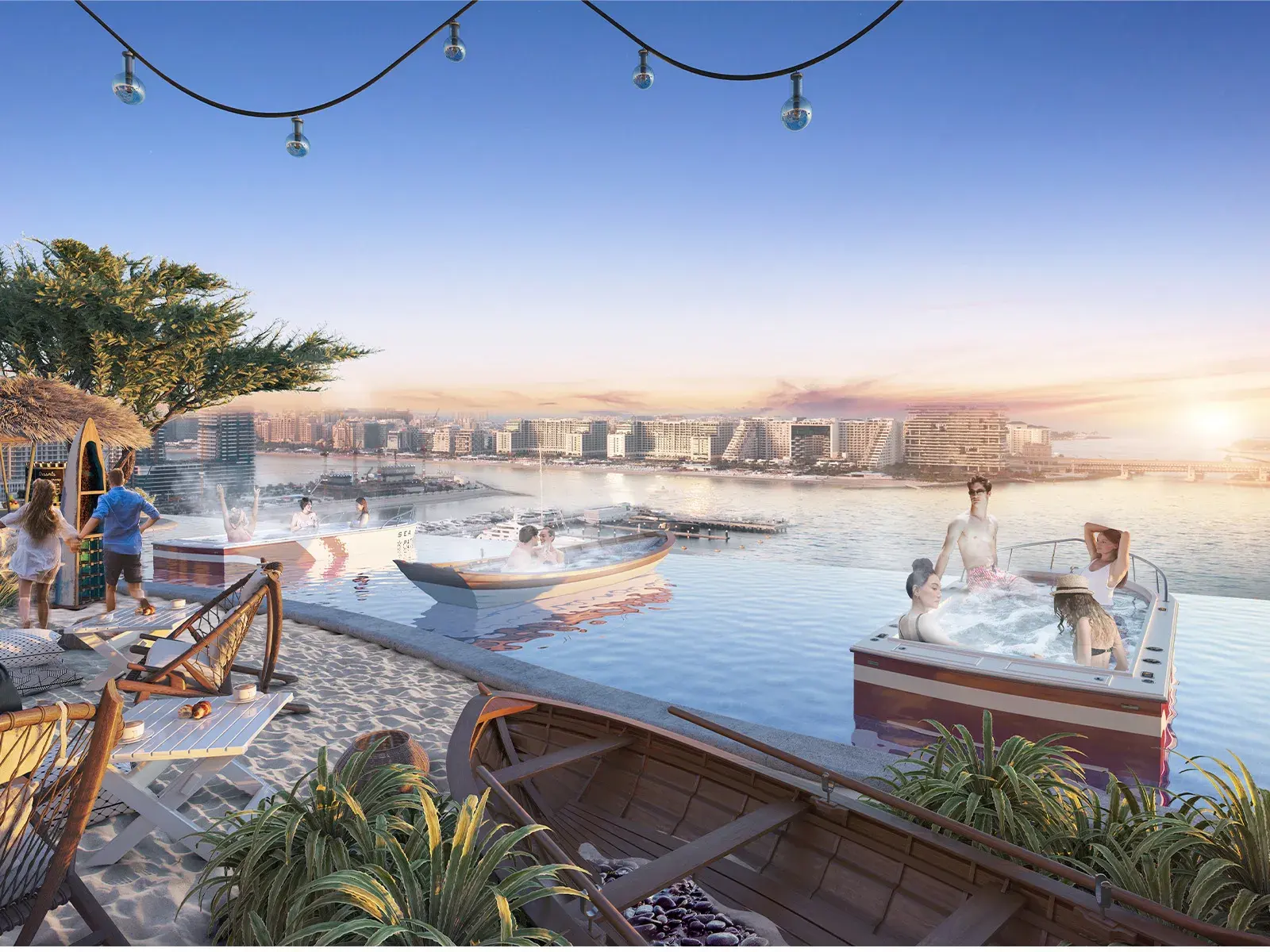 DAMAC Bay 2 by Cavalli hot tub boats