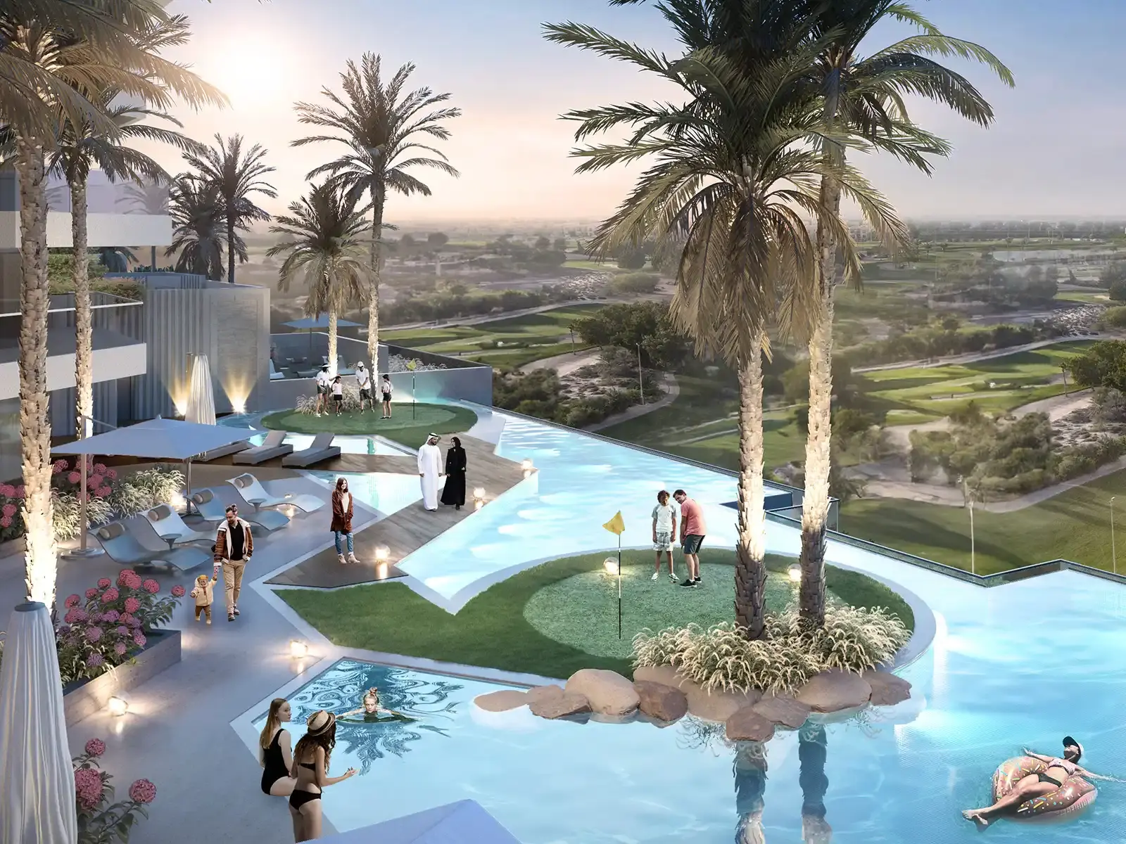 Golf Greens island golf