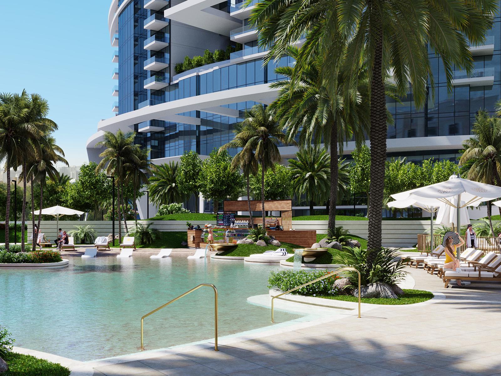 Cavalli Tower beach pool