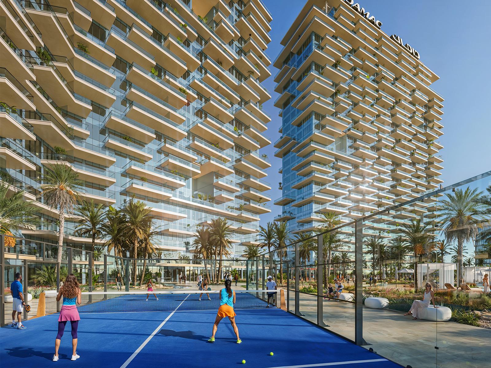 DAMAC District padel courts