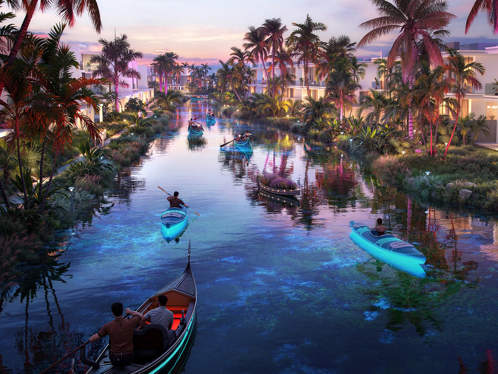DAMAC Islands jungle river