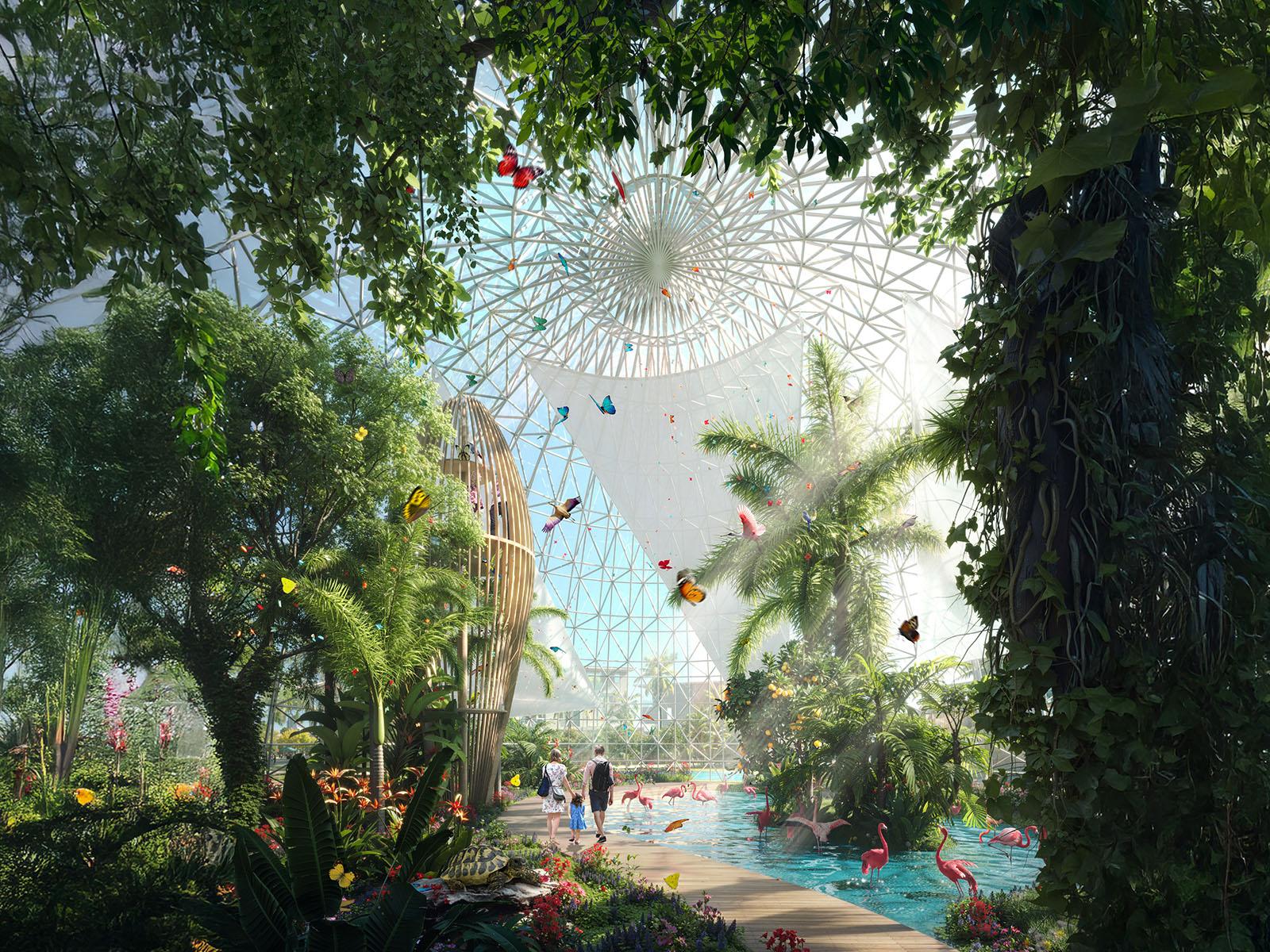 DAMAC Islands 2 botanic garden