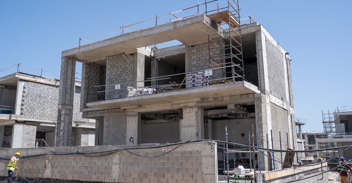 Bay Villas construction progress